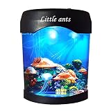 Little ants LED Jellyfish lamp, Creative Colourful changing Jellyfish Night Ligh...