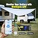 Wattcycle 12V 628Ah LiFePO4 Lithium Battery with Bluetooth, Built in 300A BMS, EVE A+ Cells, Low Temp Protection, 15000+ Cycles, Metal Case, 8038Wh Energy, for RV, Solar System, Home, Off Grid, Backup