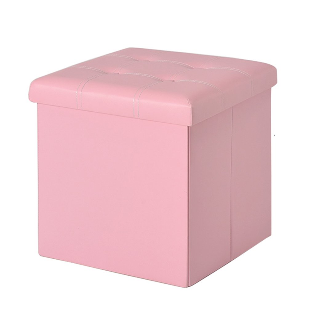 Repose-Pieds et pouf cube de rangement en similicuir pour optimiser votre couloir et votre entrée