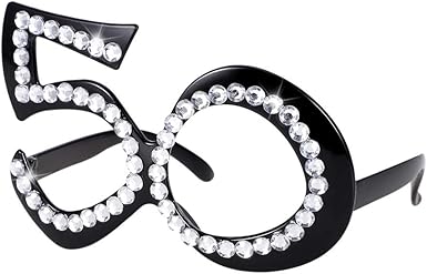 50th novelty glasses Clearance
