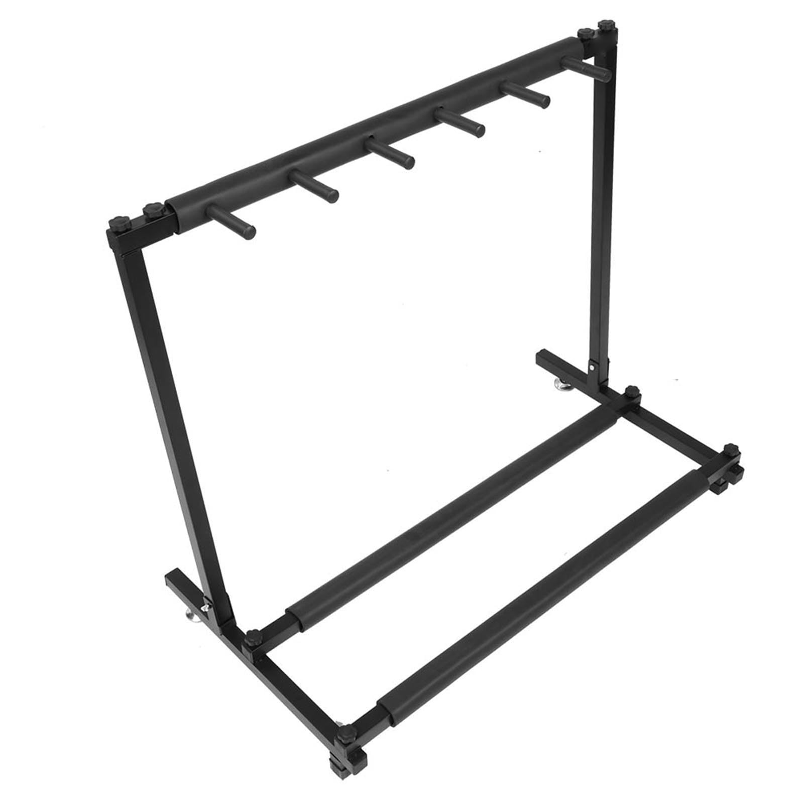 Robusto Supporto in Metallo per Sostenere ed Esporre Chitarre Organizer per Chitarre Accessori per Strumenti Musicali (5 Spazi)