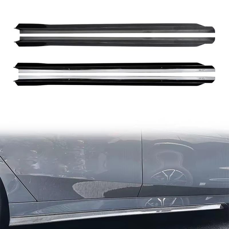 Difusor divisor de falda lateral de coche tuning para Serie 7 I7 G70 G73 Sport 2023+ 3