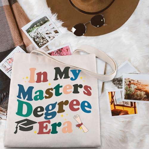 Image of ENSIANTH In My Masters Degree Era Handbag Masters Degree Gift Masters Grad Tote Bag Graduate Student Gift Postgraduate Gift