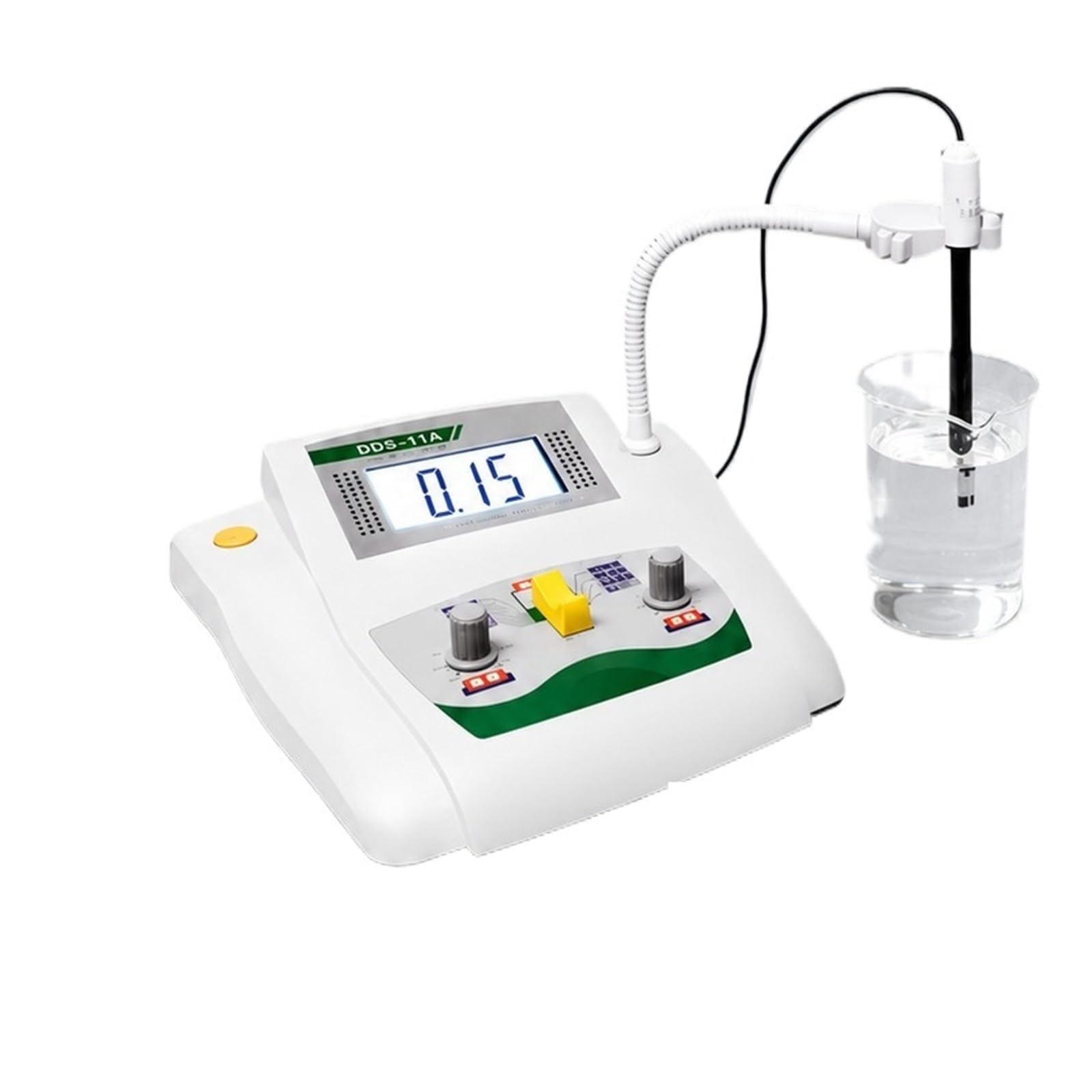 Medidor de conductividad sobremesa con compensación temperatura automática Manual for pruebas agua potable, aguas residuales puras Laboratorio de investigación(307A)