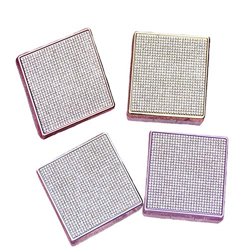 KISEER Mini Colour Cute Travel Contact Lens Case Kit Contact Lens Box Holder Storage Container with Mirror Bottle Tweezers Tools (Purple)