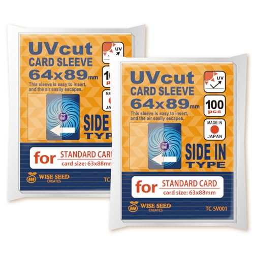 Amazon.co.jp: WISE SEED UVカット カードスリーブ サイドイン
