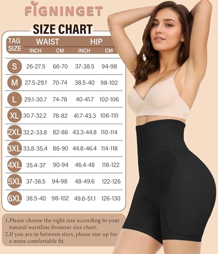 Image of Padded Shapewear Hip Pads Shapewear Tummy Control Butt Enhancer Underwear For Women, Body Shaper Booty Lifter