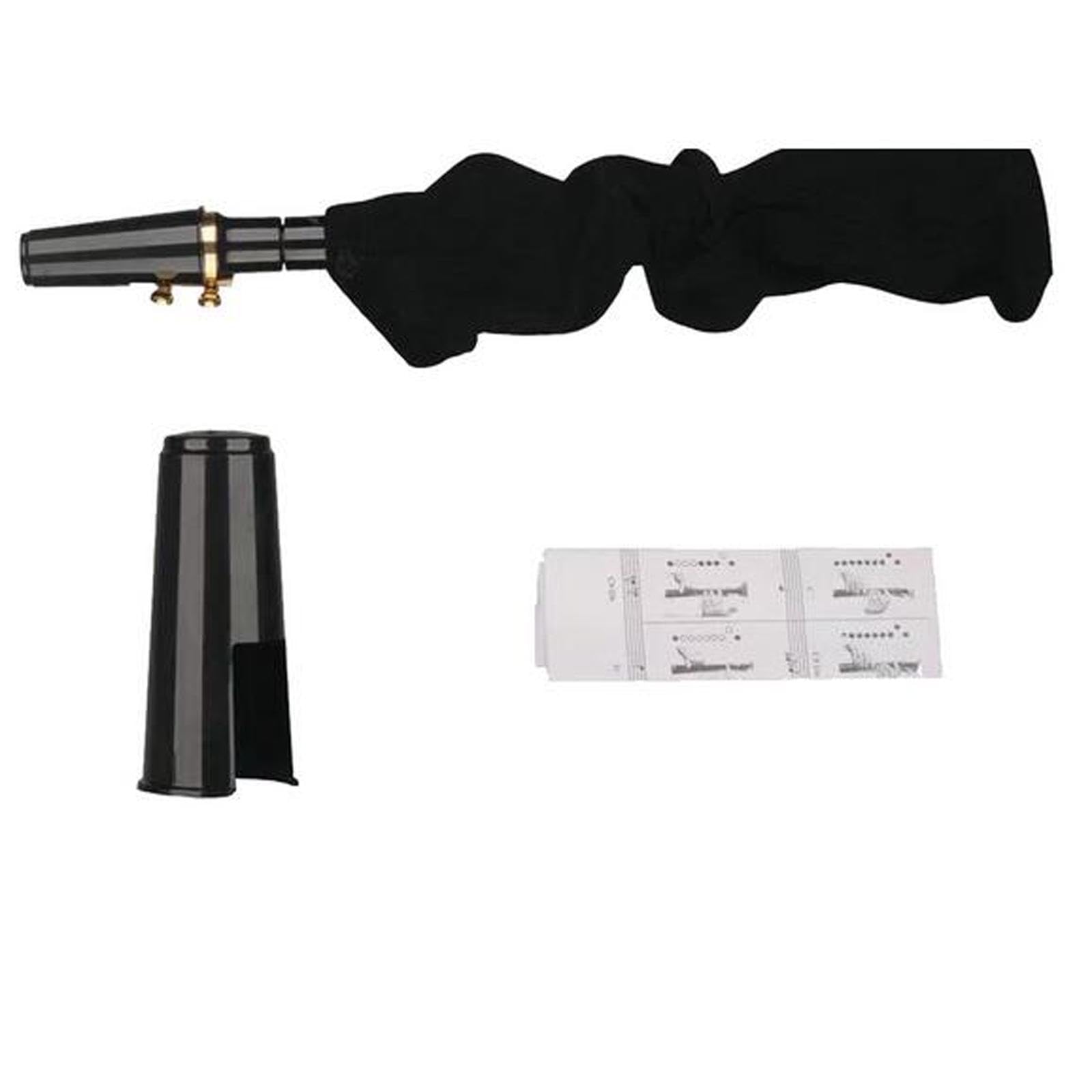 Sassofono Tascabile Alto Portatile - Kit Con 4 Ance, 8 Pad Dentali E Borsa Per Principianti - Foto 5