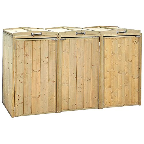 Triple Wheelie Bin Store at B&Q, Wickes, Homebase, Argos, Tesco, ASDA