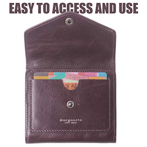 Small Wallet for Women Genuine Leather RFID Blocking Card Holder Organizer Pocket Compact Bifold Ladies Mini Purse 5