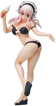 e＋すーぱーそに子＋　そに子　水着　デフォルメ　缶バッジ Amazon.co.jp: すーぱーそに子 水着Ver. 1/12スケール PVC製