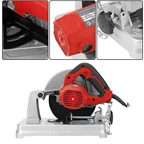 DSDD 220V 1200W Elektrische Kappsäge Metallschneider Säge Einstellbarer Schnittwinkel Handheld Elektrowerkzeuge 220V – Bild 3