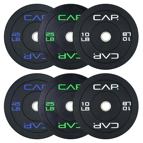CAP Barbell 160 lb Bumper Plate Set Cover