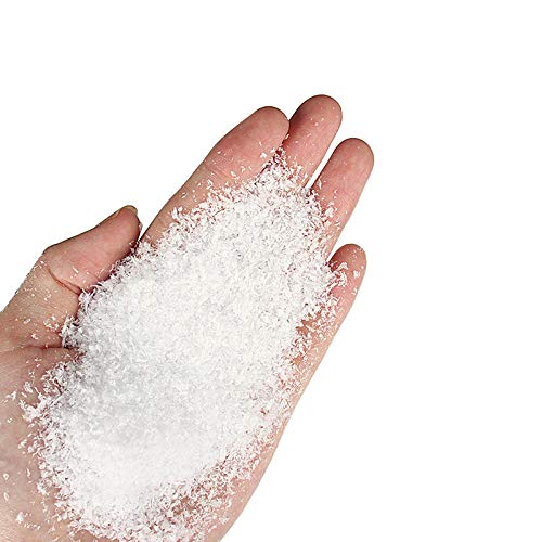 CYBORG CRYSTAL Nieve Artificial instantánea, Polvo de Nieve Esponjoso no tóxico, reciclable, Copo de Nieve Falso de simulación para decoración de Fiesta de Navidad 100g Cover