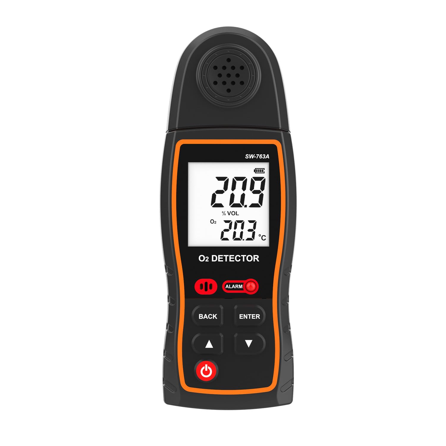 Détecteur d'oxygène portable couvrant 0-30% VOL