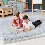 NeuType Futon Mattress Extra Thick Sleep Mat for Adults, Kids - Suitable for Camping, Road Trip, Guest Room, Japanese Futon Mattress, Twin Size