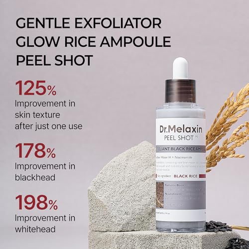 Peel Shot Glow Rice Peeling Ampoule, Soft Exfoliating…