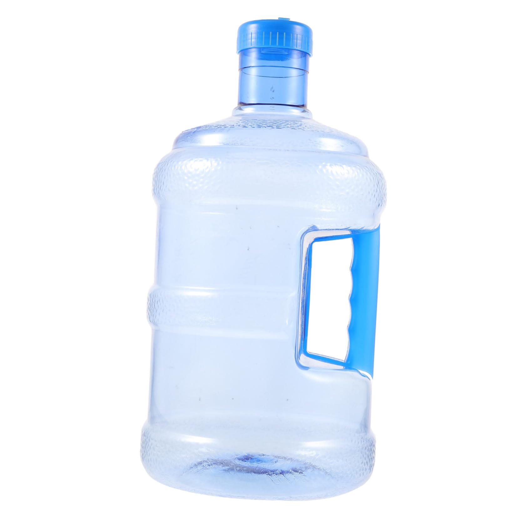Supvox Mineralwasserflasche und Griff 5 Liter mit Schraubverschluss Auspc Hoher Dichtungsleistung Tragbarer Wasserbehälter Zufälliger Stil für Auto und Outdoor