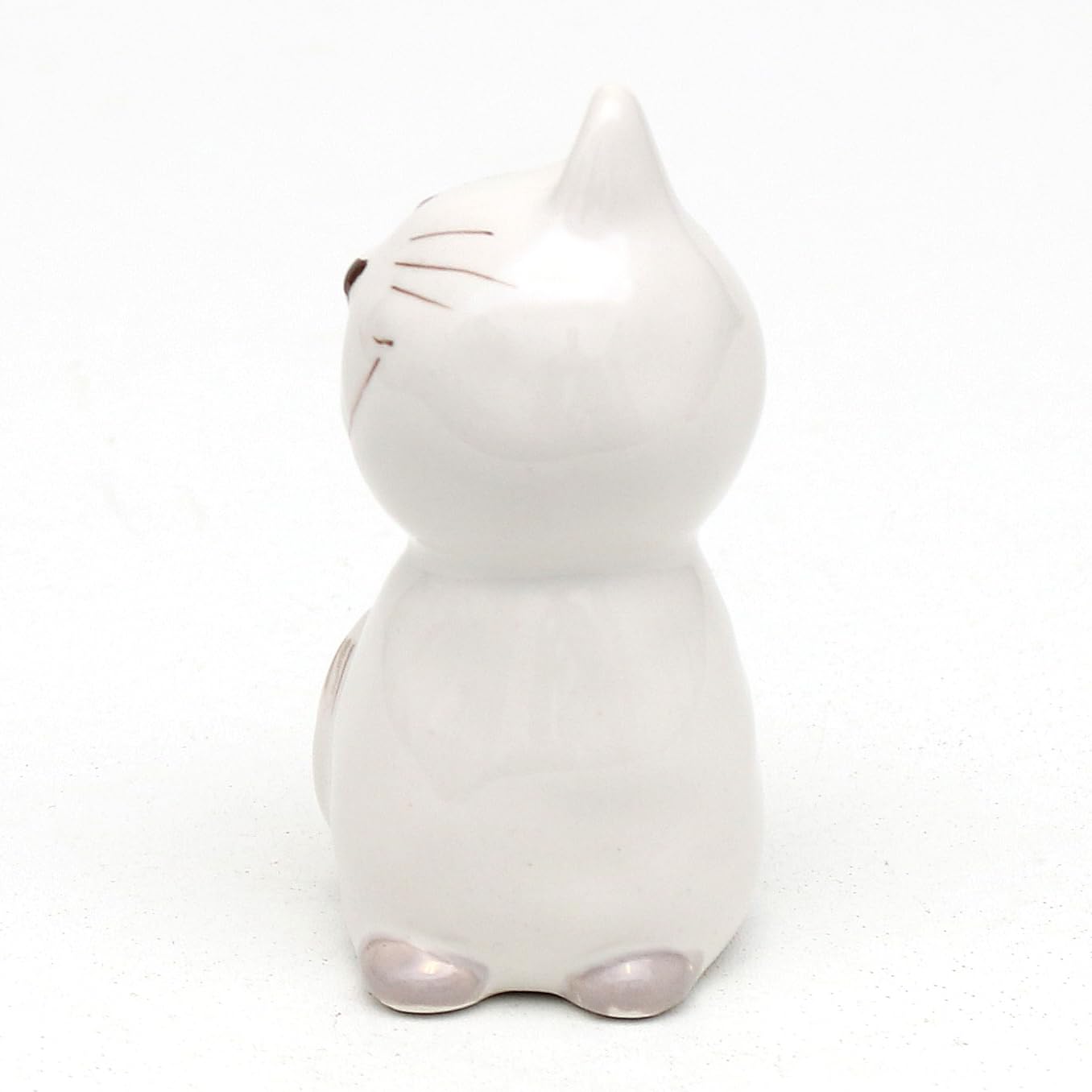 Dekohelden24 2-częściowy zestaw ceramiczny solniczka/pieprzniczka w kształcie kotów, wymiary ok. 7 x 6 x 7 cm.