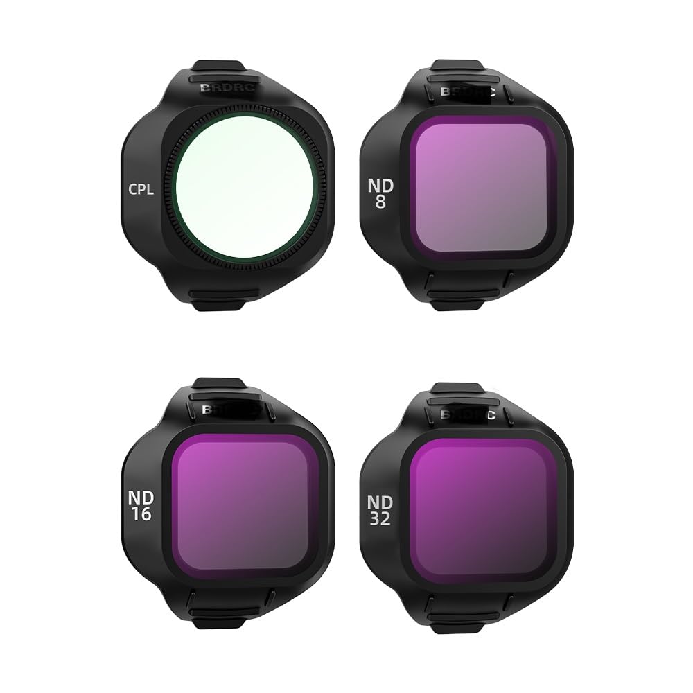 Filtr obiektywu do DJI Mini 5 Pro CPL ND16 Zestaw filtrów UV, filtry obiektywu drona do Mini 5 Pro, lekkie akcesoria do aparatu drona ze szkła optycznego (CPL+ND8+ND16+ND32)