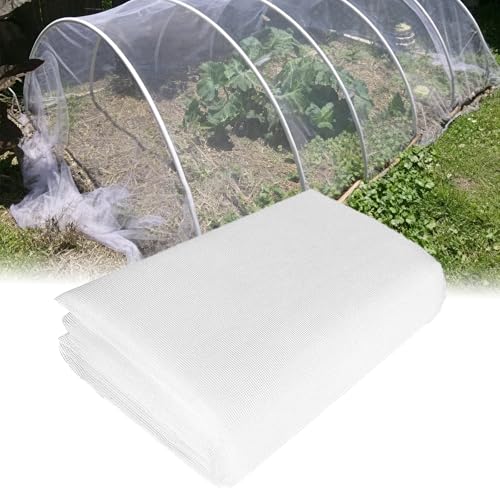 Gemüse Schutznetz 3x4m Feinmaschig Pflanzenschutznetz Kulturschutznetz Insektenschutznetz Gartennetz Feinmaschig SchädlingsschutzNetz für Hochbeet und Garten