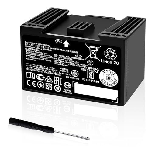 Image of 3200mAh ABL-D2 Replacement Battery for Roomba j7 j7+ i7 i7+ i8 i8+ i3 i3+ e5 e6 i4 i4+ i5 i5+ i6 i6+ j5 j5+ 0300 Series, Extended Runtime Battery Compatible with ABL-D2 ABL-D2A ABL-D1 46.08Wh