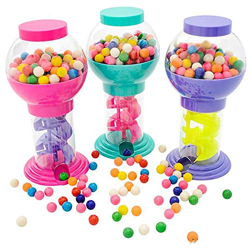 Kicko Twirling Gumball Machines - 1 Pack - 9.75 Inch - Galaxy Candy Dispenser - For Birthdays, Kiddie Parties, Novelties, Kitchen Buffet, Party Favors And Supplies #TOP4