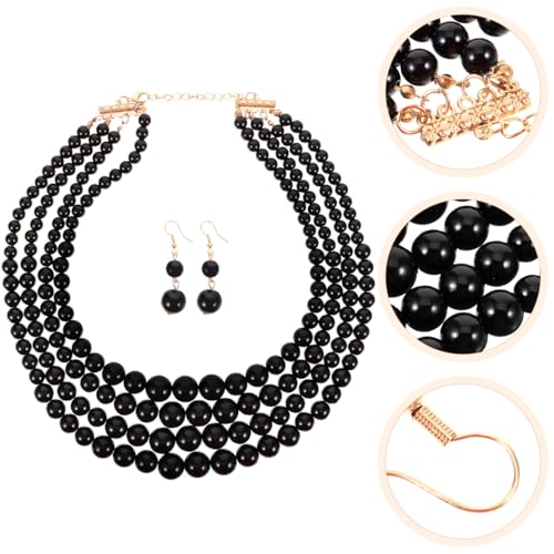 Conjunto de joyas para mujer juego de collar y aretes para bodas 3