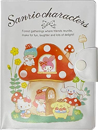 Estojo de viagem de vinil para exame de passaporte Sanrio Characters (Mushroom)