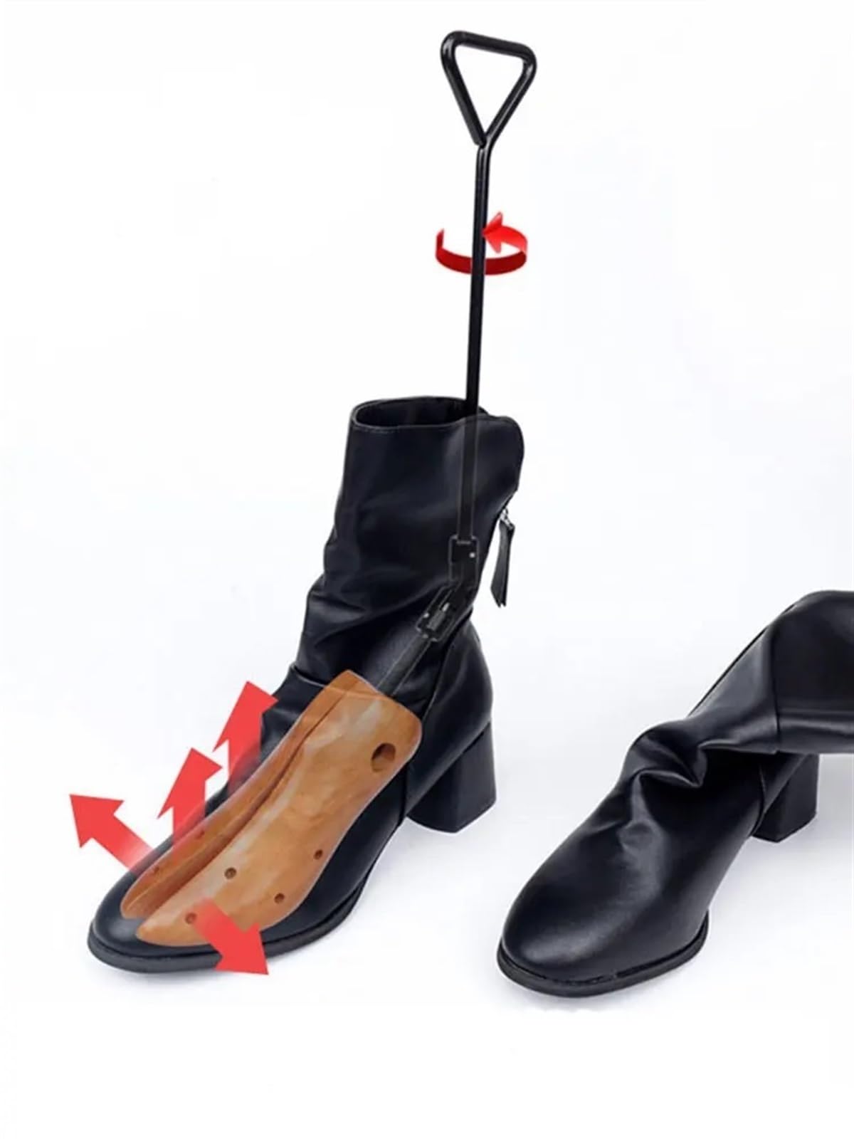 Hormas para Zapato Ensanchador de Zapatos de Madera Ajustable for Mujer, Botas, Calzado en expansión, Dura expansor de árbol de Zapatos, Talla S/M/L, 1 Uds.(L(43-46))