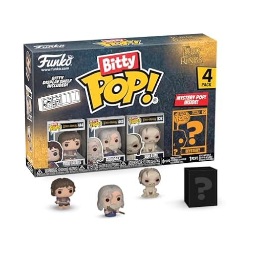 Funko Bitty Pop! Lord of The Rings - Frodo 4PK Y una Minifigura Misteriosa Sorpresa - 0.9 Inch (2.2 Cm) - el Señor de los Anillos Coleccionable- Repisa Apilable Incluida - Idea de Regalo | Ya disponible en tu tienda friki favorita! En mundofriki.es! Funko Bitty Pop! Lord of The Rings - Frodo 4PK Y una Minifigura Misteriosa Sorpresa - 0.9 Inch (2.2 Cm) - el Señor de los Anillos Coleccionable- Repisa Apilable Incluida - Idea de Regalo | Ya disponible en tu tienda friki favorita! En mundofriki.es!