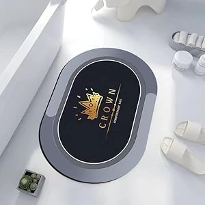 Fezora® Soft Silicone Bathroom Mat Diatomite Door Mat Anti Slip Bath Mat Quick Drying Absorbent Mat for Home and Kitchen (40 x 60 cm) - Color as per Availability (1) Fezora® Soft Silicone Bathroom Mat Diatomite Door Mat Anti Slip Bath Mat Quick Drying Absorbent Mat for Home and Kitchen (40 x 60 cm) - Color as per Availability (1)