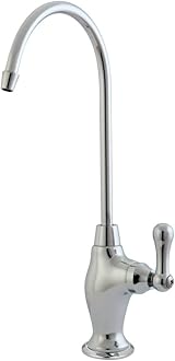 Kingston BrassGourmetier KS3191AL Restoration Single Handle Water Filtration Faucet, Polished Chrome