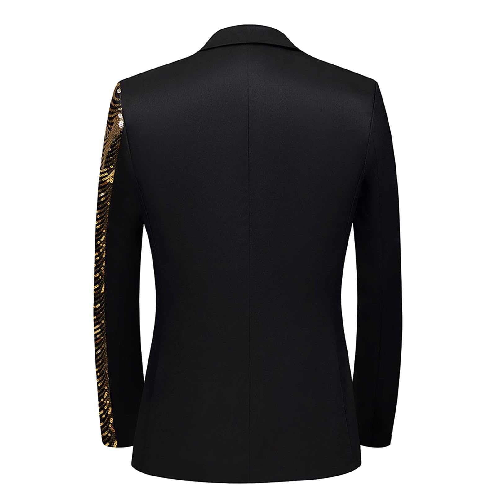 Chaqueta Americana Hombre Tallas Grandes, Traje de Graduación Masculino con Lentejuelas y Corte Entallado para Eventos Formales e Informales