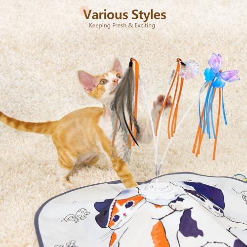 Jouets interactifs pour chat d'intérieur pour stimuler les félins - 5