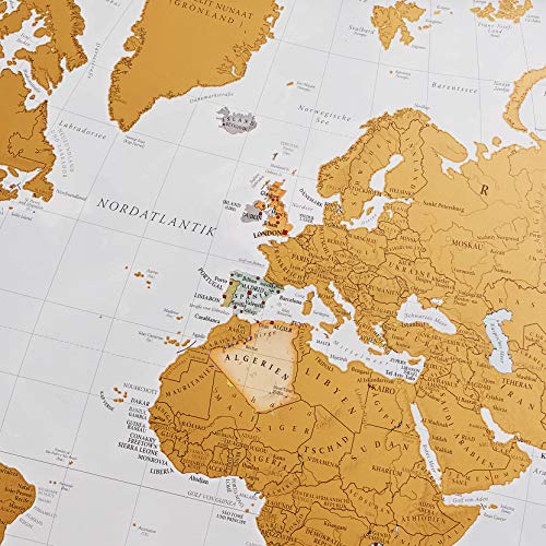 Scratch il Mondo - versione tedesca- grattare via