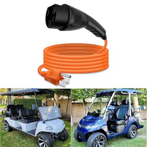 2.04.0620 Golf Charging Power Cord Fits for Evolution Golf Carts