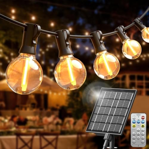 SON4SUN Guirlande Solaire Exterieur Lumineuse Led - 20M Guirlandes Guinguette Solaires Lumiere Extérieur avec 30 Ampoules 4 Modes IP44 Étanche pour Jardin...