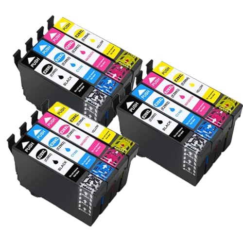 Cartucho De Tinta 29XL Compatible con EPSON XP235 XP245 XP247 XP255 XP257 XP332 XP335 XP342 XP 235 245 247 255 257 332 Accesorios De Impresora(3SET)