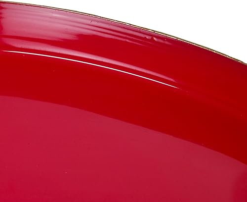 Miniatura 6 de MESA Auxiliar Metal Esmaltadorojo 18.1 x 18.1 in