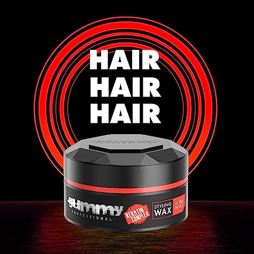 gummy hair styling gel wax ultra hold red 150 millilitre pack of 1