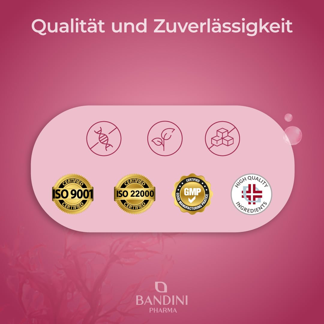 Bandini® Astaxanthin 8mg 240 Tabletten für 8 Monate (1 Tablette pro Tag) | | Hochdosiert 8 mg pro Tablette | Natürliches Astaxanthin aus Haematococcus Pluvialis Algen | Magnesiumstearatfrei, GMO-frei