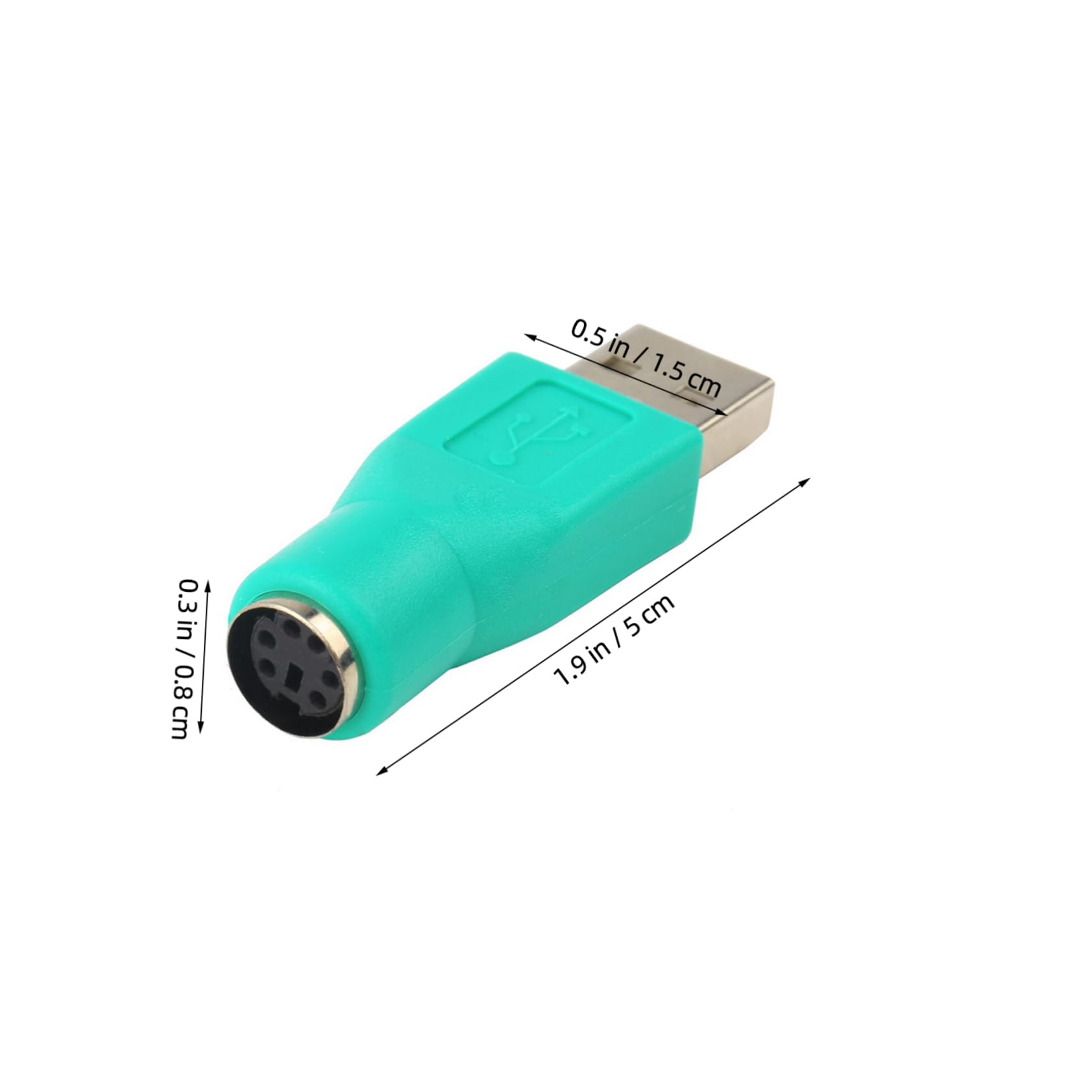 Mikikit USB to Adapter Female to USB Male Converter for Keyboard and Mouse Easy Installation No Software Driver Needed