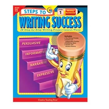 Paperback Creative Teaching Press Steps to Writing Success Level 1 Book