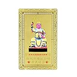 immagine prodotto Fengshuibringluck 2022 Tai Sui Amuleto Consacrazione Tai Chi Carving Oro Carta