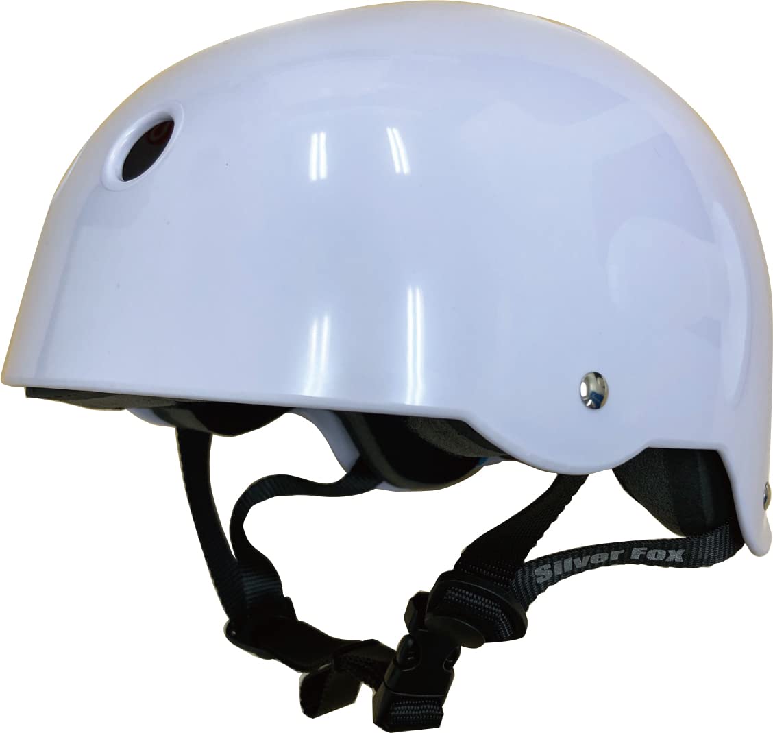 Amazon | Silver Fox プロテクター 大人用ヘルメット ホワイト L SC110