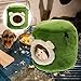Toyvian Comfortable Hamster House Tree Stump Shape Bed Hanging Bed for Small Pets Like Chinchillas Durable and Breathable for Hamsters and