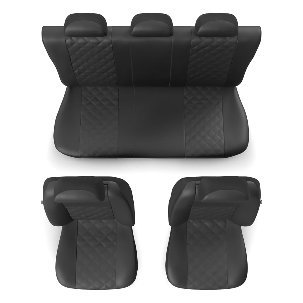 Mossa Fundas Asientos Coche aptas para Citroen C3 I II III IV 2002-.. PRF-B | Hatchback, Cabrio
