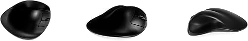 Miniatura 4 de Hippus Ratón inalámbrico ligero de clic HandShoe - Ratón ergonómico pequeño, negro para mano derecha - Compatible con Mac, Windows, Linux