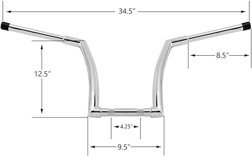 Miniatura 6 de Manillar cromado para 2010 Victory CROSS COUNTRYCROSS ROADS, 2011 Victory CROSS ROADS CUSTOMCROSS COUNTRY, 2012 Victory CROSS COUNTRY,2013 Victory